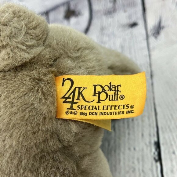 24K Polar Puff Special Effects Jethro Plush Bear Stuffed Animal 10” - Picture 7 of 8